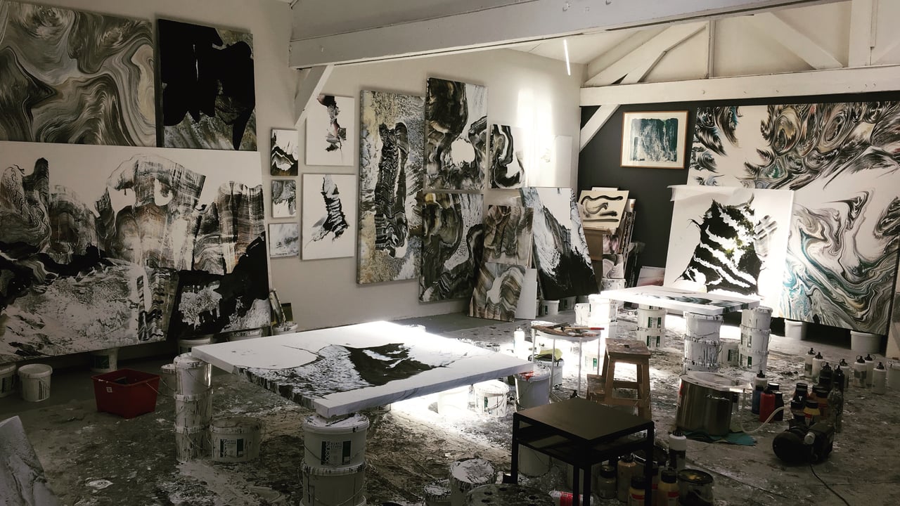 Atelier de Silvère Jarrosson, Vitry-sur-Seine, 2020